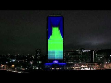 Nokia Lights Up London with 4D Projection featuring Deadmau5